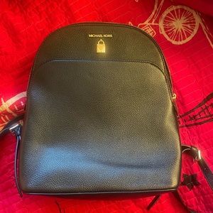 Michael Kors Adele Pebble Black Backpack